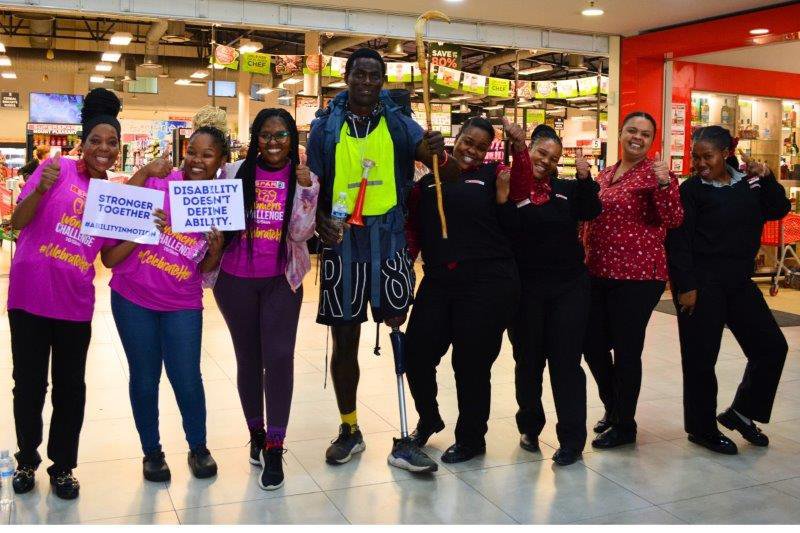 One-legged King walks across SA straight into people’s hearts