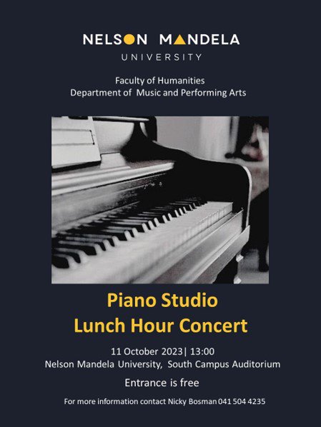 Piano Studio Lunch Hour Concert 