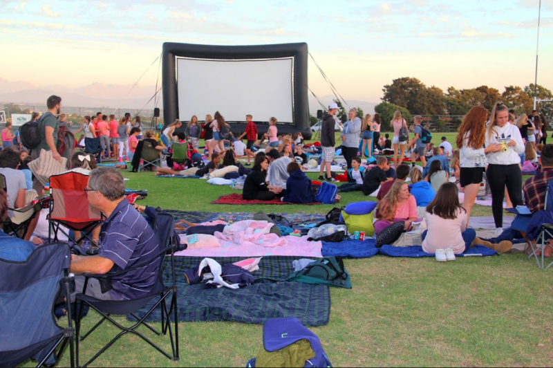 Pop-up Cinema Movie Night at Cape Recife School