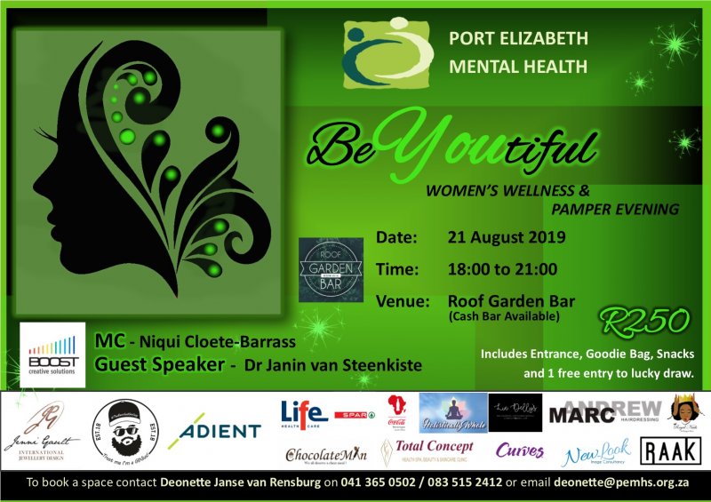 Port Elizabeth Mental Health Ladies Night - Wellness and Pamper Evening