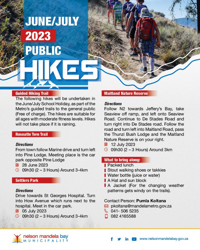 Event Public Hike Maitlands Nature Reserve Nelson Mandela Bay