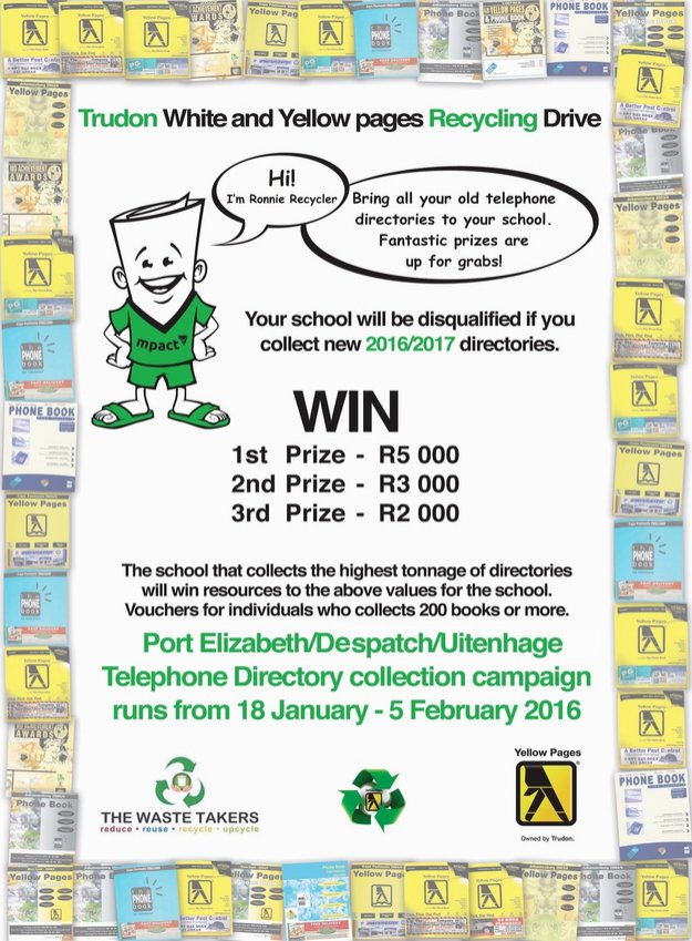 Recycling of OLD Telephone Directories Drive
