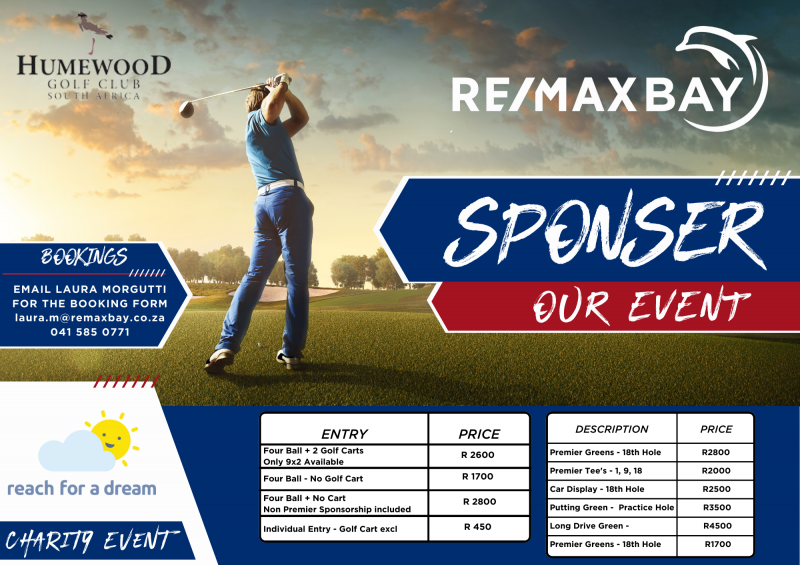 RE/MAX Bay Charity Golf Day & Long Drive - Reach for a Dream