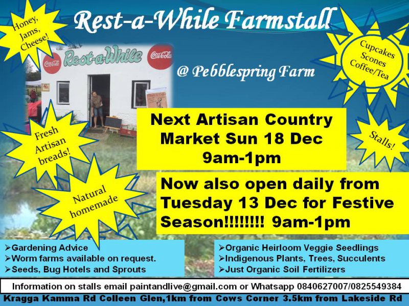 Rest-a-while Farmstall Christmas Artisan Country Market
