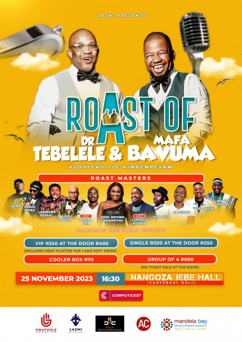 Roast of Dr Tebelele & Mafa Bavuma