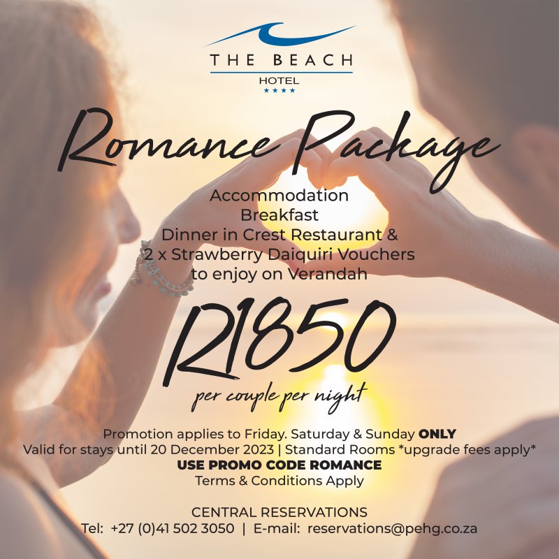 Romance Package at The Beach Hotel