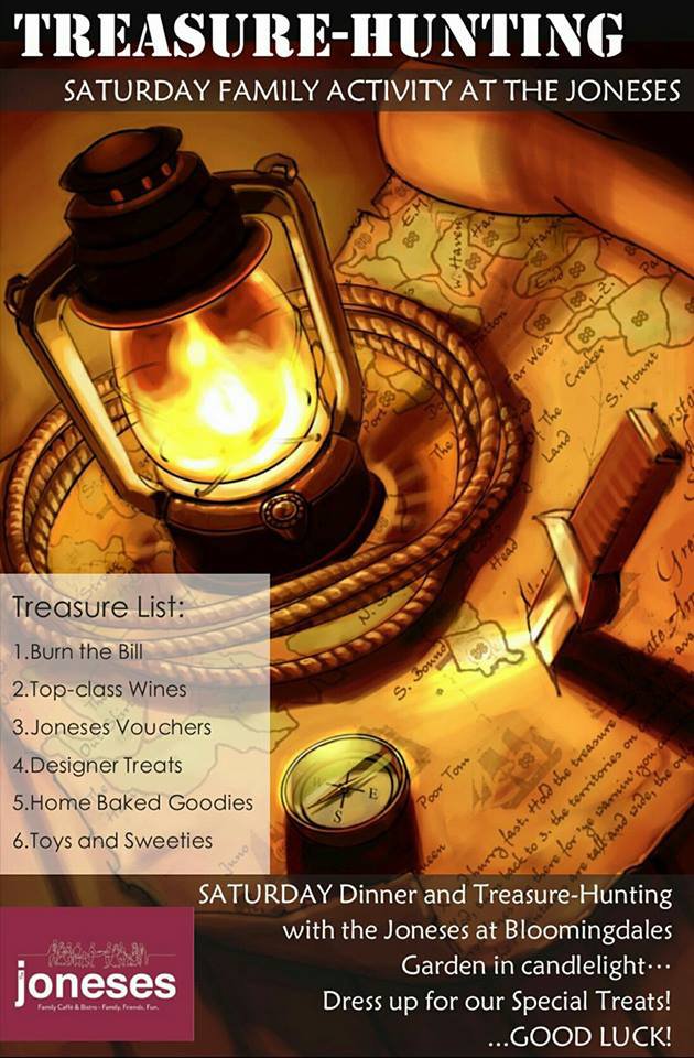 Saturday Family Treasure Hunting & Dinner @ The Joneses! 