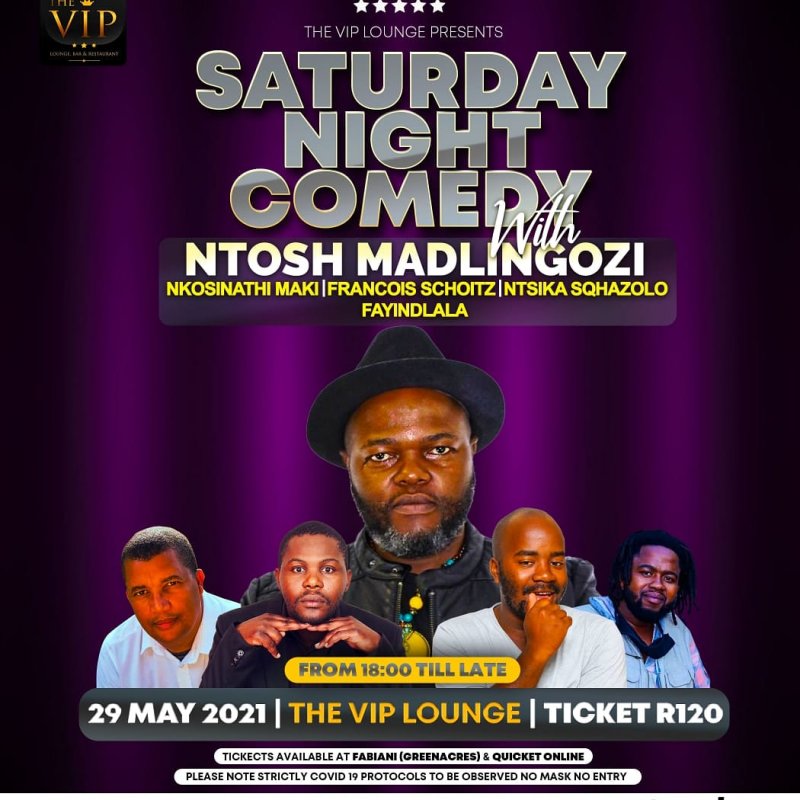Saturday Night Comedy with Ntosh Madlingozi