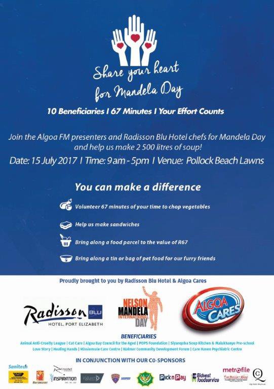 Share your heart for Mandela Day 