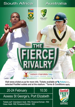 South Africa v Australia, 2nd Test Cricket