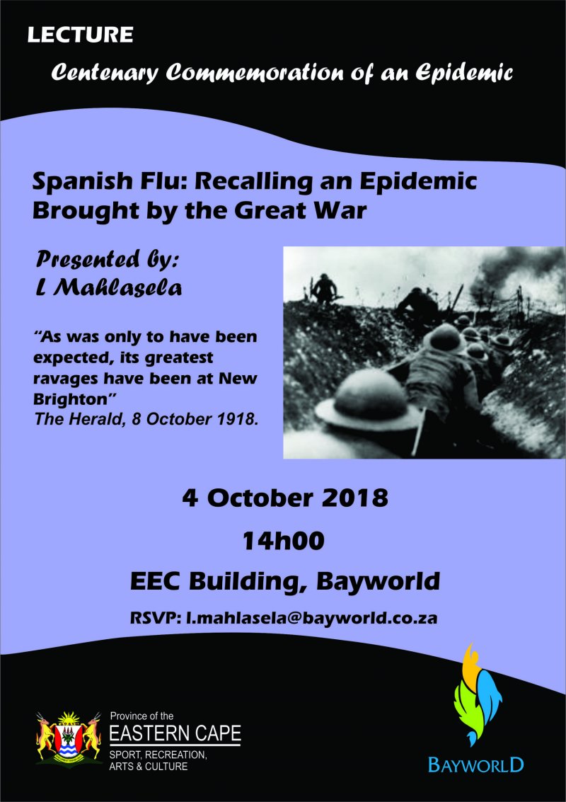 Spanish Flu: Recalling an Epidemic brought by the Great War