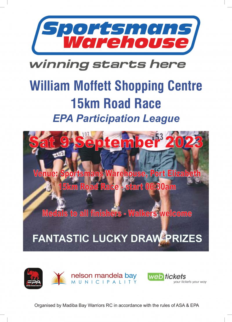 Sportsmans Warehouse 15km Road Race