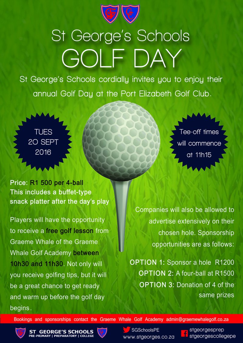 St George's Schools Golf Day