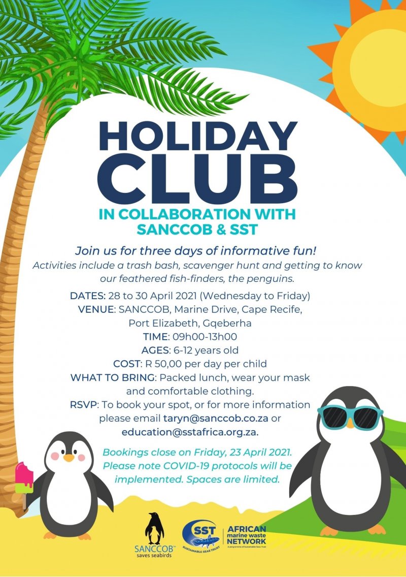 Sustainable Seas Trust and SANCCOB Holiday club