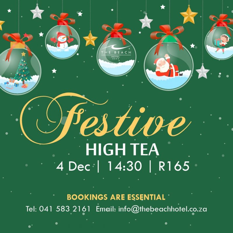 The Beach Hotel Festive High Tea 