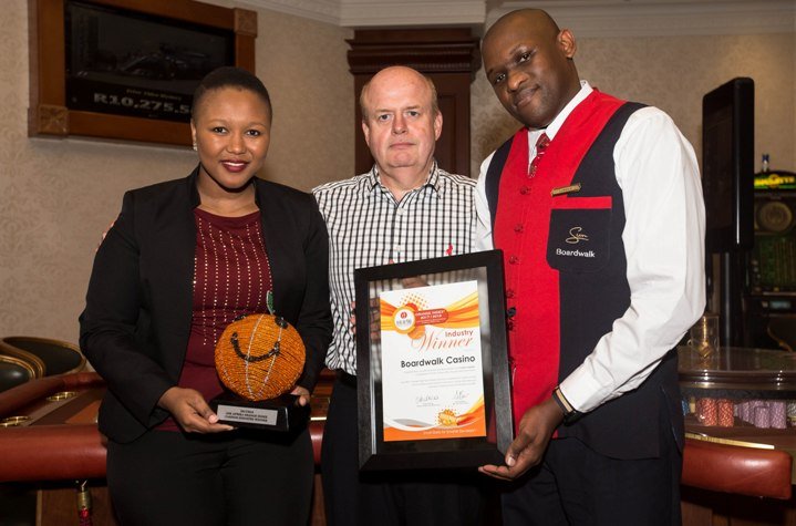 THE BOARDWALK CASINO IS RANKED BEST IN SA FOR SECOND CONSECUTIVE YEAR