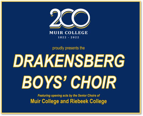 The Drakensberg Boys Choir - Concert Tour 2022