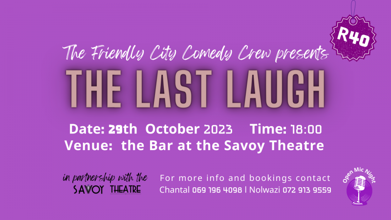The Last Laugh Open Mic Comedy Show