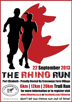 The Rhino Run 2013  Port Elizabeth 
