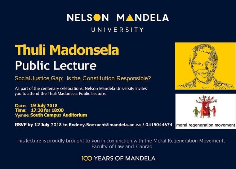 Thuli Madonsela Public Lecture