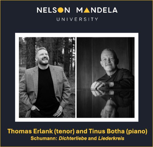 Tinus Botha and Thomas Erlank - PEMS presents an afternoon of  Schumann