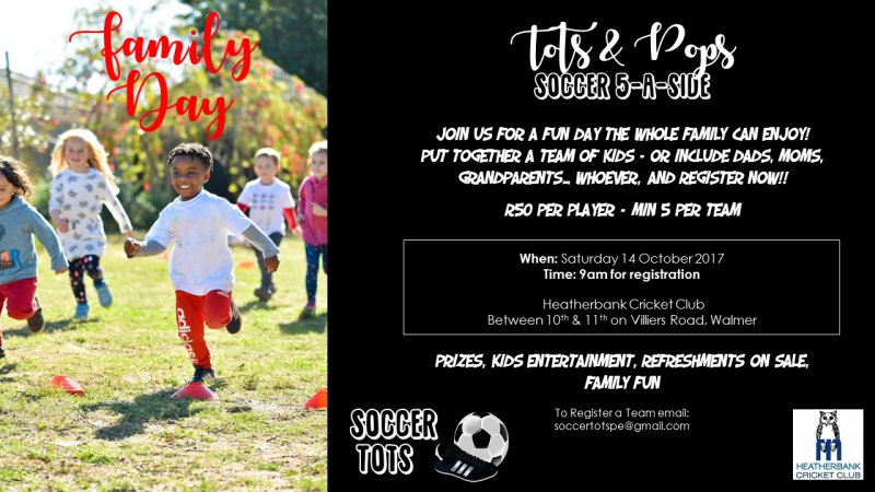 Tots & Pops 5-a-side Soccer Family Day