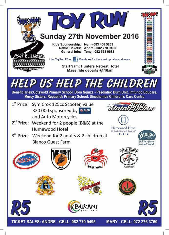 Event Toy Run Nelson Mandela Bay (Port Elizabeth)
