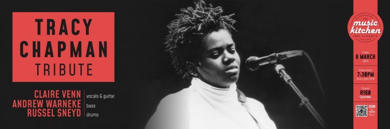 Tracy Chapman Tribute Frt Claire Venn, Andrew Warneke & Russel Sneyd