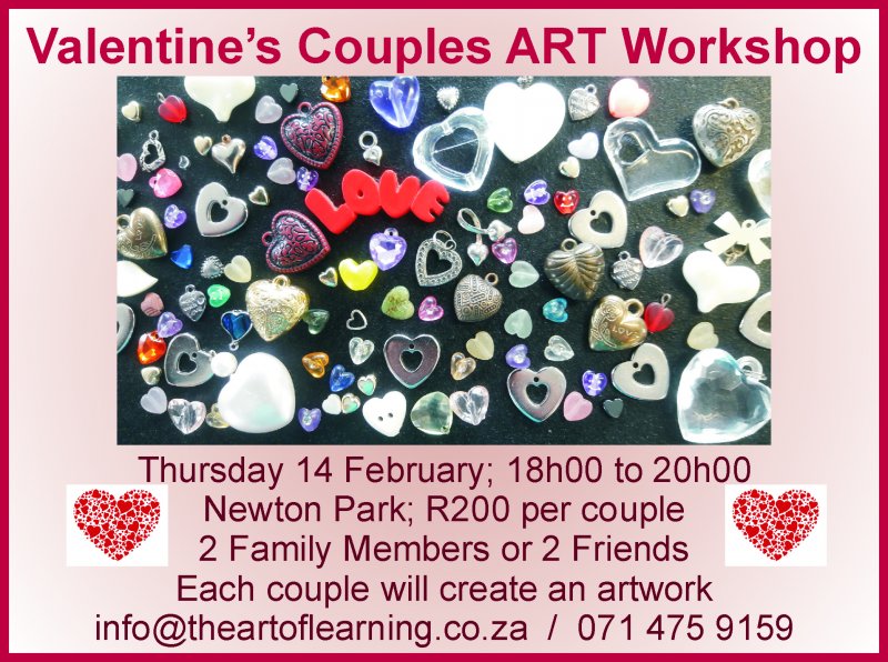 Valentine’s Couples ART Workshop 