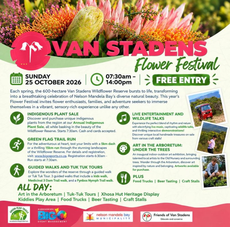 Van Stadens Flower Festival.