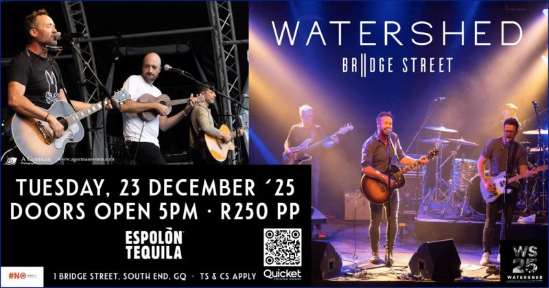Watershed LIVE at Bridge Street Bistro & Smokehouse