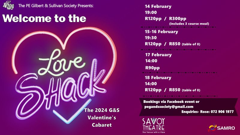 Welcome to the Love Shack - a Valentine's Cabaret
