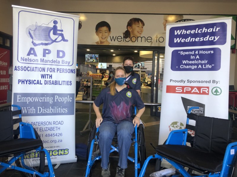 News Article Wheelchair volunteer develops new respect for disabled