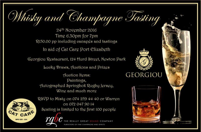 Whisky and Champagne Tasting