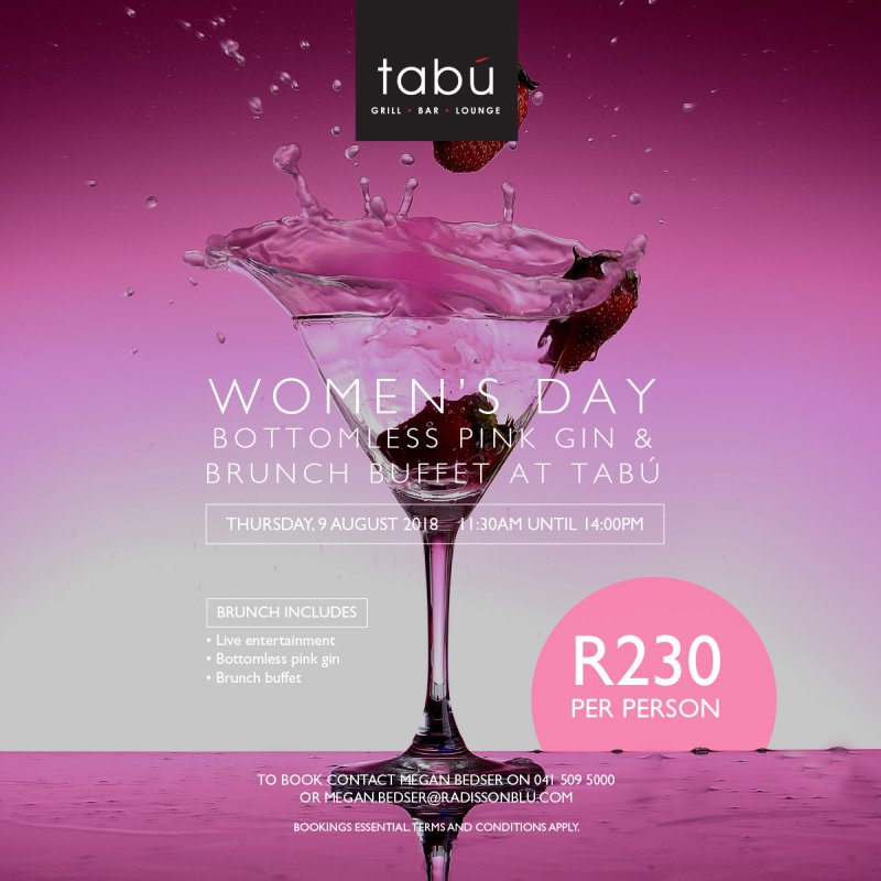 Women's Day - Pink Gin and Brunch at Tabú 