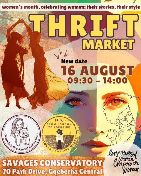 Womens Month Thrift Market at Savages Conservatory