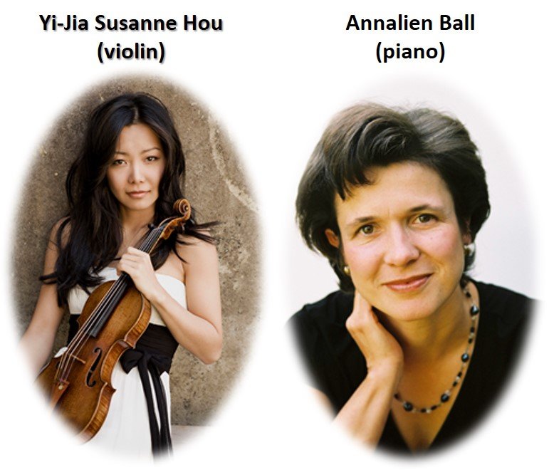 Yi-Jia Susanne Hou (violin) and Annalien Ball (piano) 