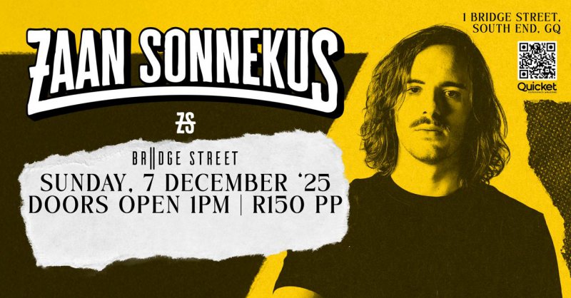 Zaan Sonekus LIVE at Bridge Street
