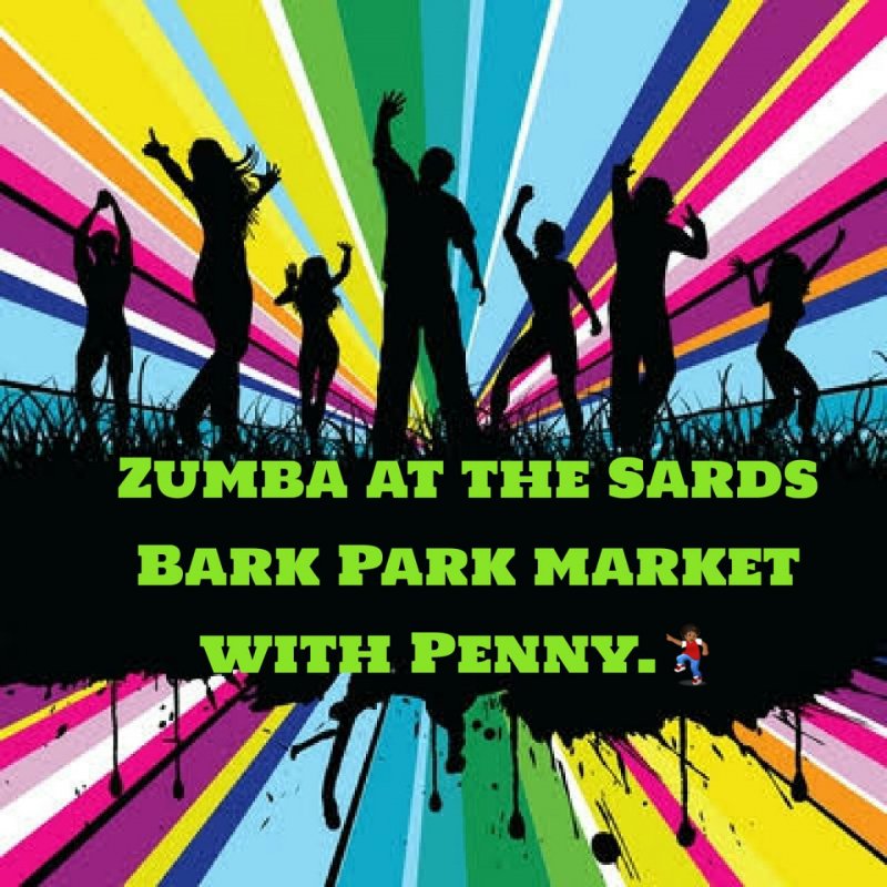 Zumba at the Sards Bark Park Market with Penny
